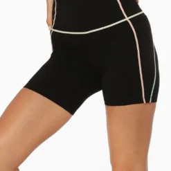 Lorna Jane Womens Pastel Glow Recycled No Chafe Pocket Bike Shorts