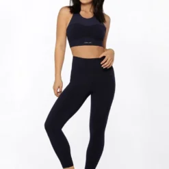 Lorna Jane Eco Zip Pocket Stomach Support Ankle Biter Leggings