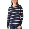 Thomas Cook Sue Viscose Stripe Knit Jumper