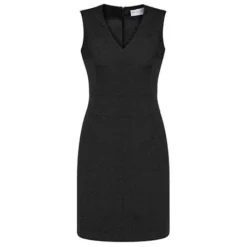 Biz Collection Womens Sleeveless V-Neck Dress -Scotch & Soda Sales Shop 30121 Black Front