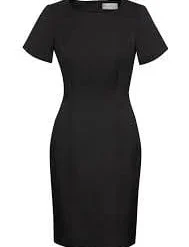 Biz Collection Womens Short Sleeve Shift Dress