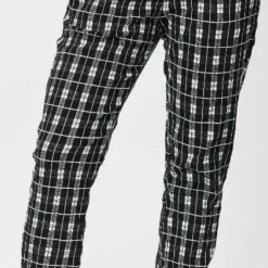 Threadz Womens Stella Check Stretch Jogger