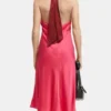 Scotch & Soda Womens Midi Halter Dress With Scarf -Scotch & Soda Sales Shop 5114 20dress 20back