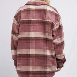 Allabouteve Womens Sarah Check Jacket -Scotch & Soda Sales Shop 6416093.CHK 3