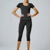 Running Bare Womens Power Moves AB-Waist 3/4 Tight 21" -Scotch & Soda Sales Shop B15869SUP black 2