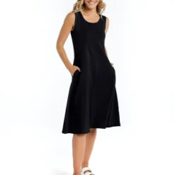 Betty Basics Womens Sicily Linen Dress