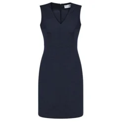 Biz Collection Womens Sleeveless V-Neck Dress