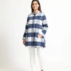 Foil Womens Check Me Out Coat