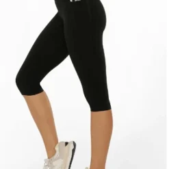 Lorna Jane Womens Amy Phone Pocket 3/4 Tech Leggings