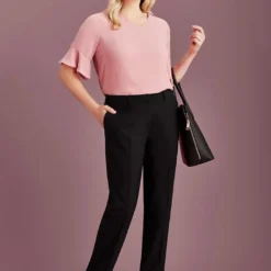 Biz Collection Womens Siena Adjustable Waist Pant