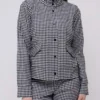 Pingpong Womens Gingham Jacket
