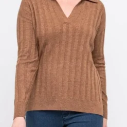 Jump Womens Rib Collared Pullover