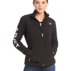 Ariat Womens Black New Team Softshell Jacket