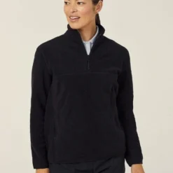 NNT Womens Polar Fleece Zip Neck Pullover