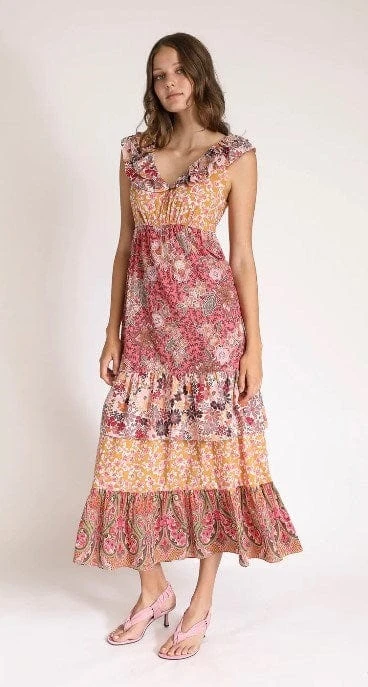 Kachel Womens Yennifer Maxi Dress 3 Kachel Womens Yennifer Maxi Dress