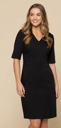 Gloweave Womens Elliot Washable Short Sleeve Dress