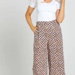 Sass Womens Isobelle Wide Leg Pant