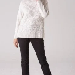 Yarra Trail Womens Cable Jumper