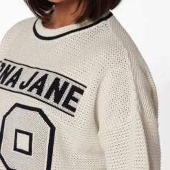 Lorna Jane Womens LJ '89 Open Weave Sweater