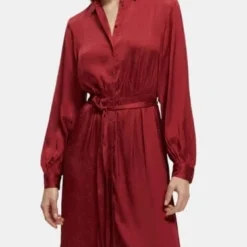 Scotch & Soda Womens Long-Sleeved Shirt Dress