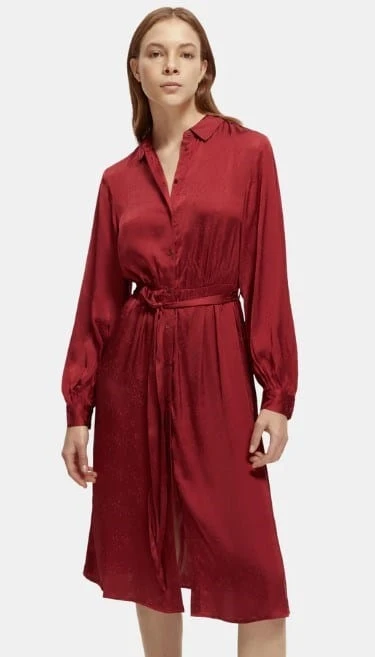 Scotch & Soda Womens Long-Sleeved Shirt Dress 3 Scotch & Soda Womens Long-Sleeved Shirt Dress