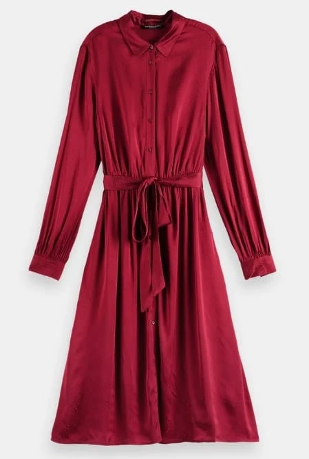 Scotch & Soda Womens Long-Sleeved Shirt Dress 4 Scotch & Soda Womens Long-Sleeved Shirt Dress - Image 2