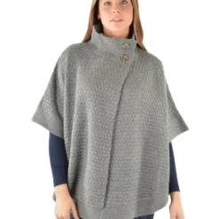 Thomas Cook Womens Jean Knit Poncho
