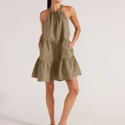 Staple The Label Lucia Tiered Mini Dress