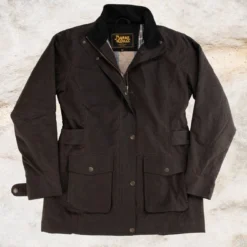 Burke & Wills Womens Darling Jacket -Scotch & Soda Sales Shop WOMENS DARLING JACKET BROWN FRONT