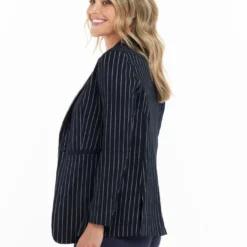 Betty Basics Womens Rosa Blazer -Scotch & Soda Sales Shop rosa blazer navy stripe BB6032 5