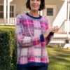 See Saw Womens Angora Blend Plaid Check Sweater -Scotch & Soda Sales Shop ruT3mA g
